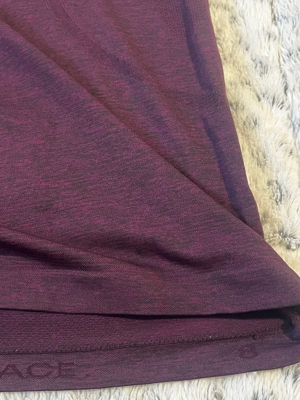Lululemon Swiftly Tech Dark Purple Short Sleeve Top Women’s Size 8